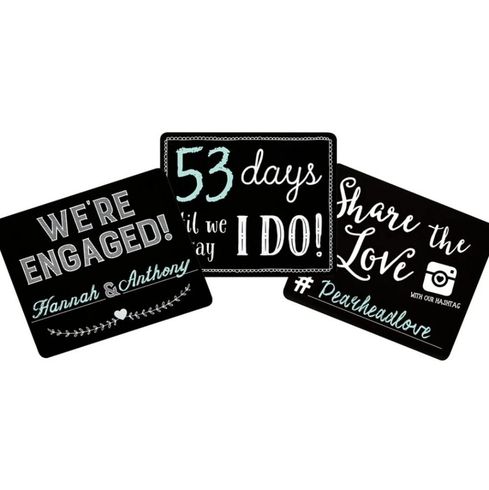 Wedding Chalkboard Set of 3